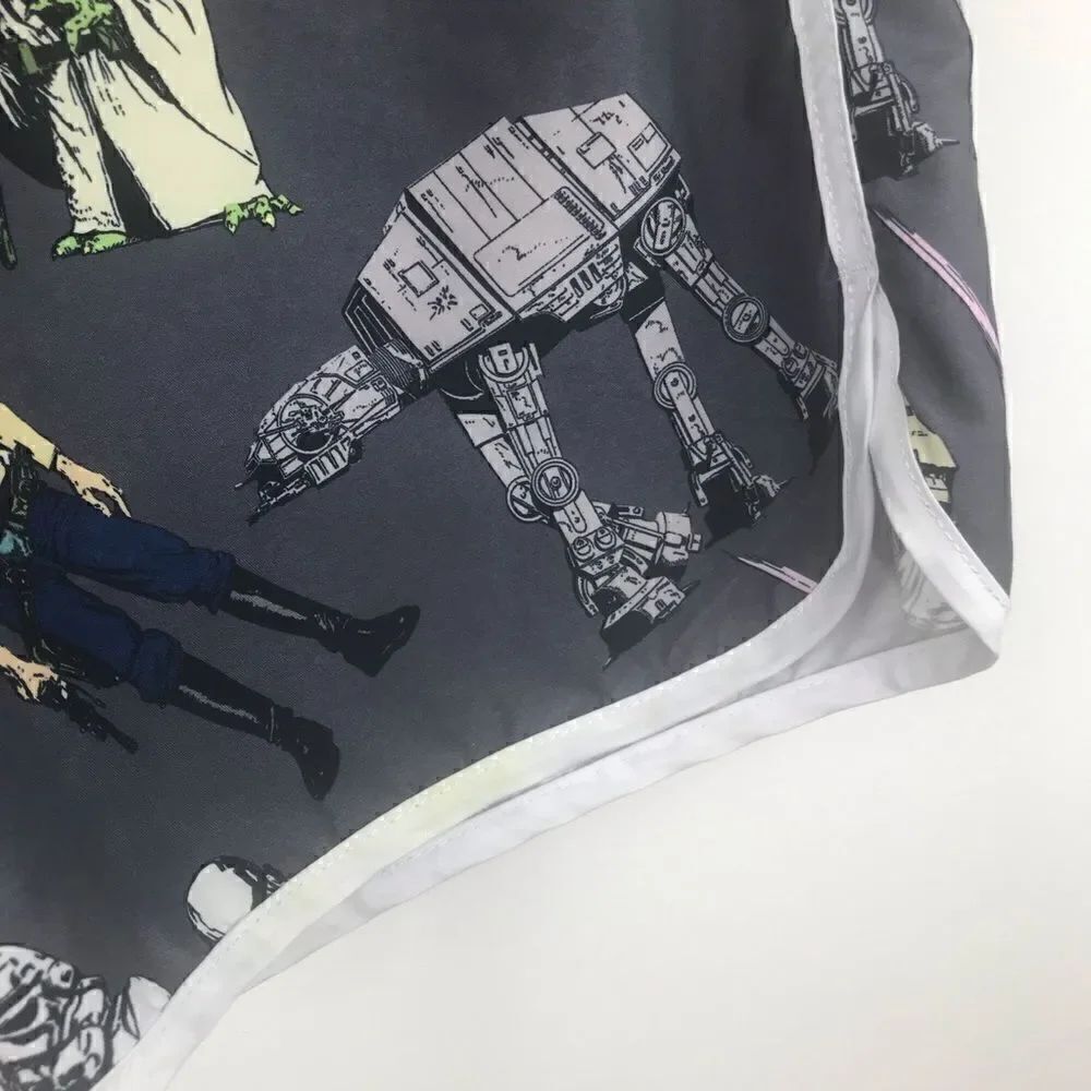 Star Wars Character Graphic Print Swim Trunks - Picture 6 of 11